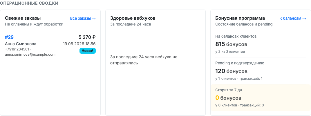 Операционные сводки